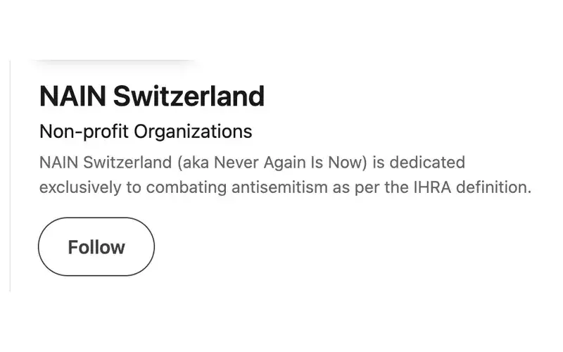 NAIN Switzerland on LinkedIn