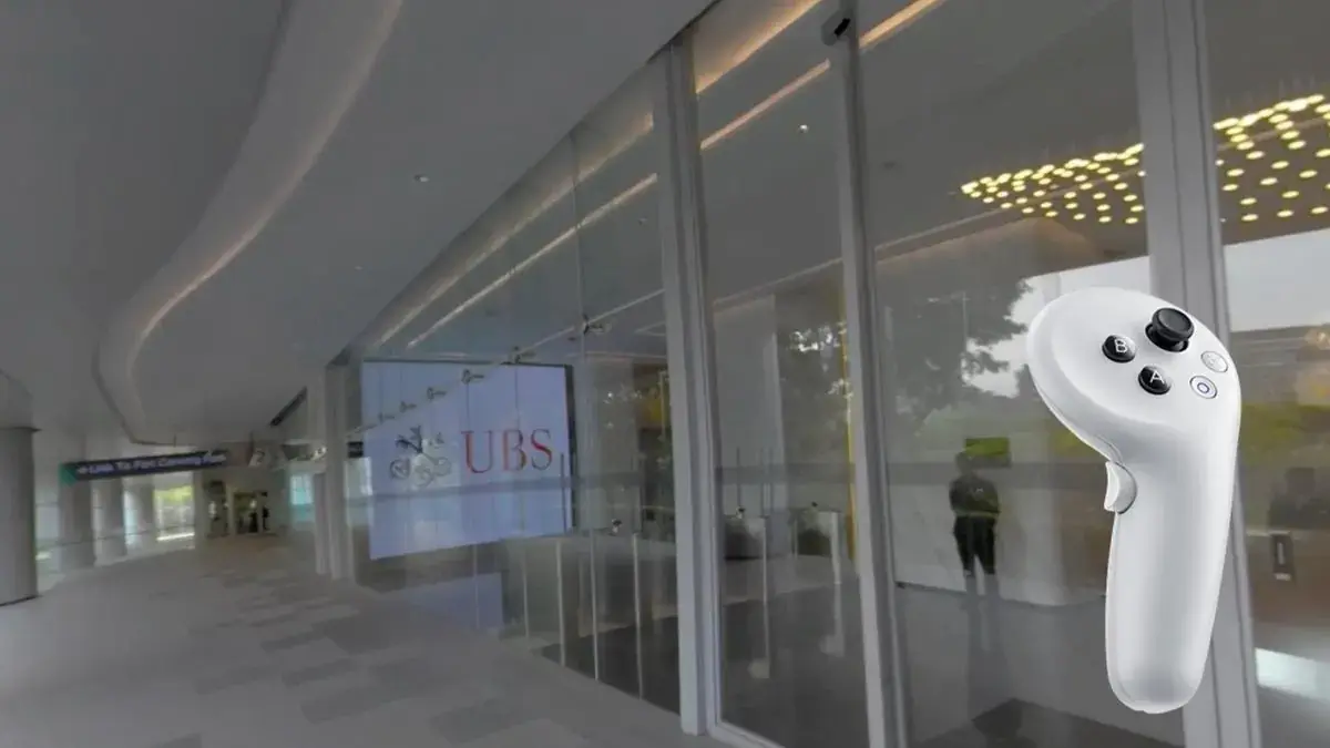 UBS Client Integration Experience: Content experienced in space.