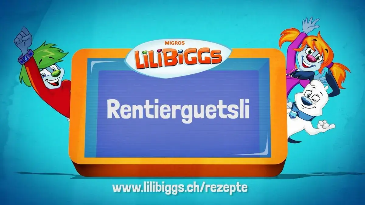 Migros: Lilibiggs: Format identity · Rentierguetsli.