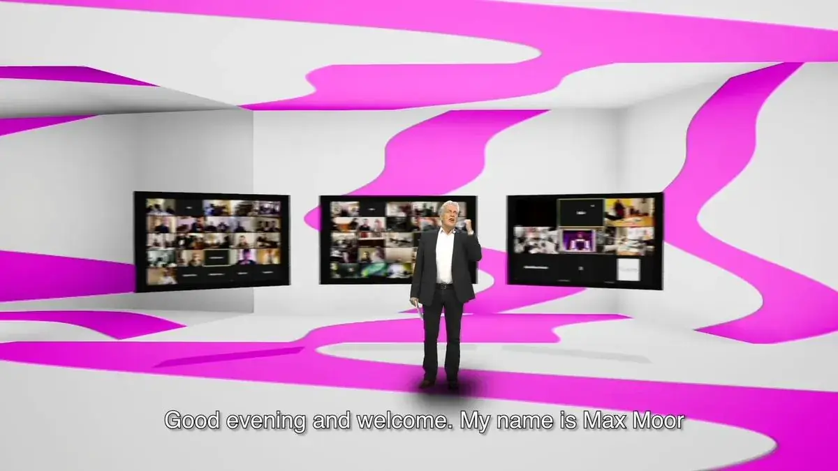 EDI Award Show: Max Moor, virtual studio.
